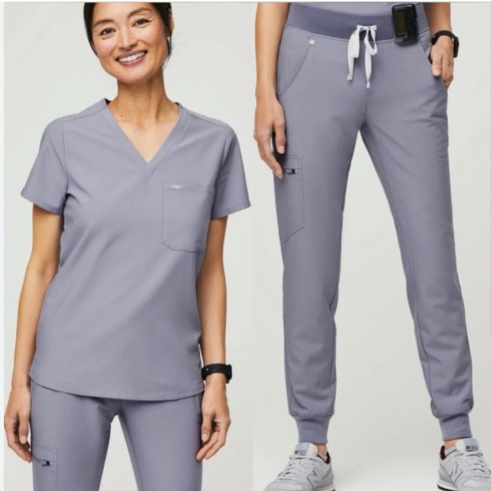 Figs Vapor Blue Limited Edition Scrub Set XS